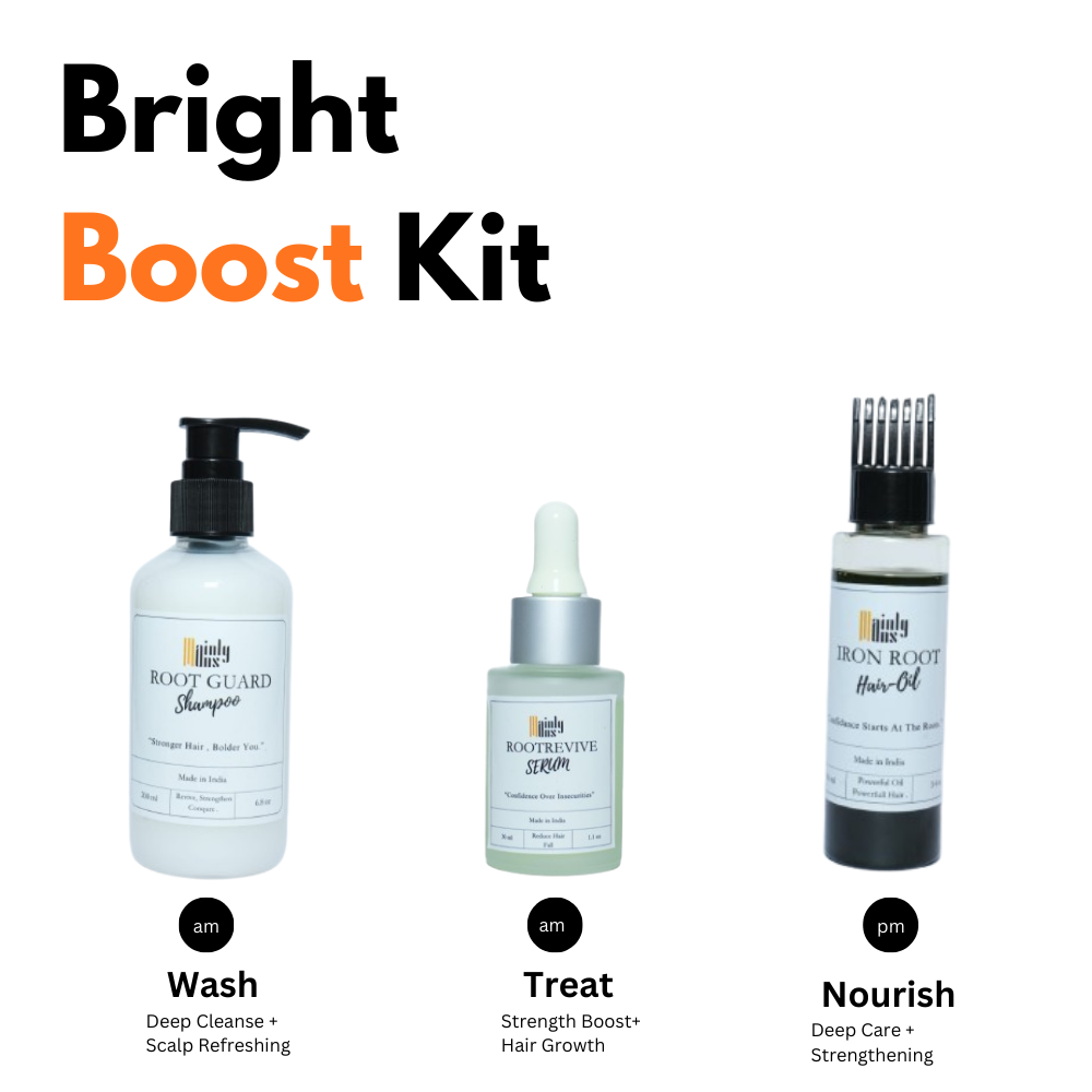 Combo: Root Guard Shampoo + Iron Root Elixir Hair Oil + RootRevive Serum - Image 4