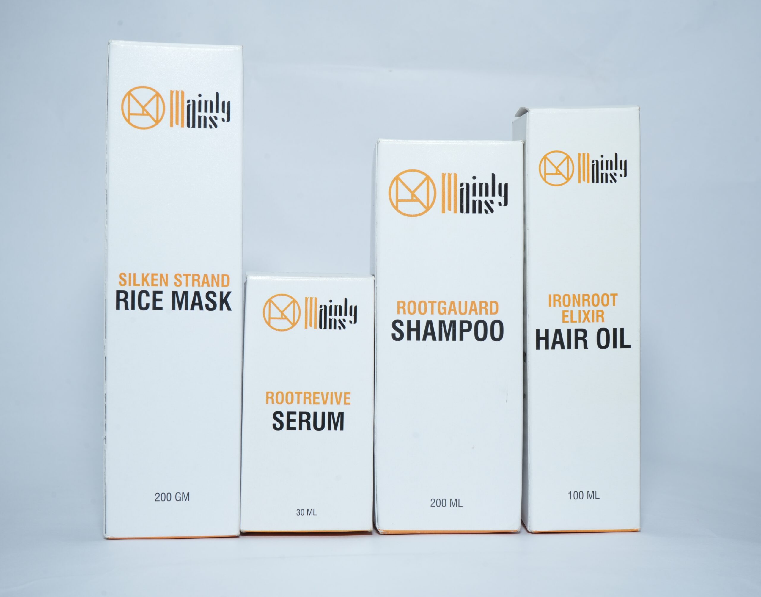 Combo: Root Guard Shampoo + Iron Root Hair oil + Rootrevive Serum+ Rice - Water Hair mask - Image 2